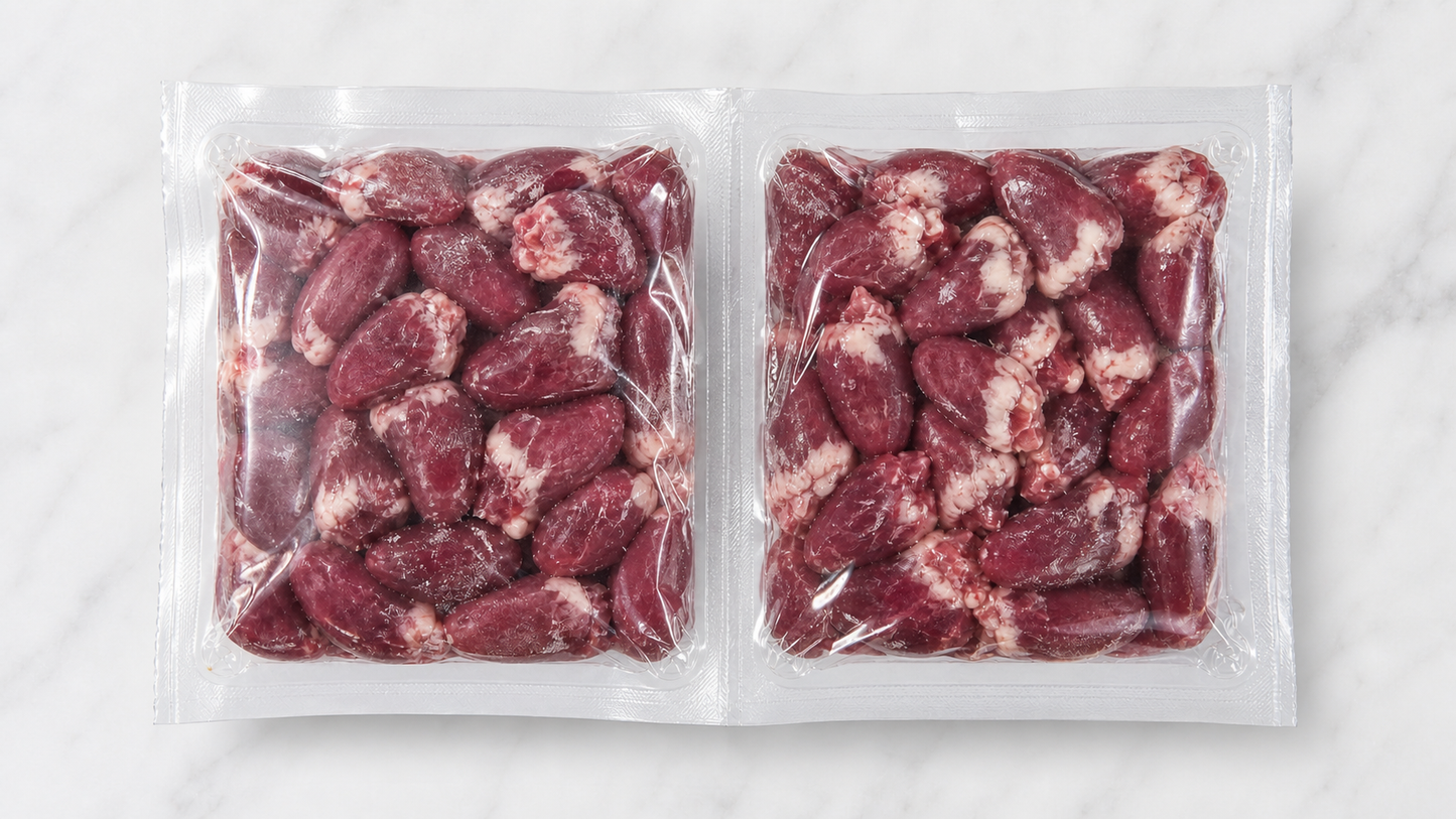 RB Hähnchenherzen ganz (Saftiges Muskelfleisch) – 2 x 250g Vakuum-Pack für Regional-Tour & Laden