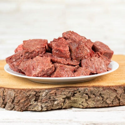 BARFGOLD Ziegeninnereienmix (gewolft, Monoprotein) – 500 g Beutel, Tiefkühl-Frostware