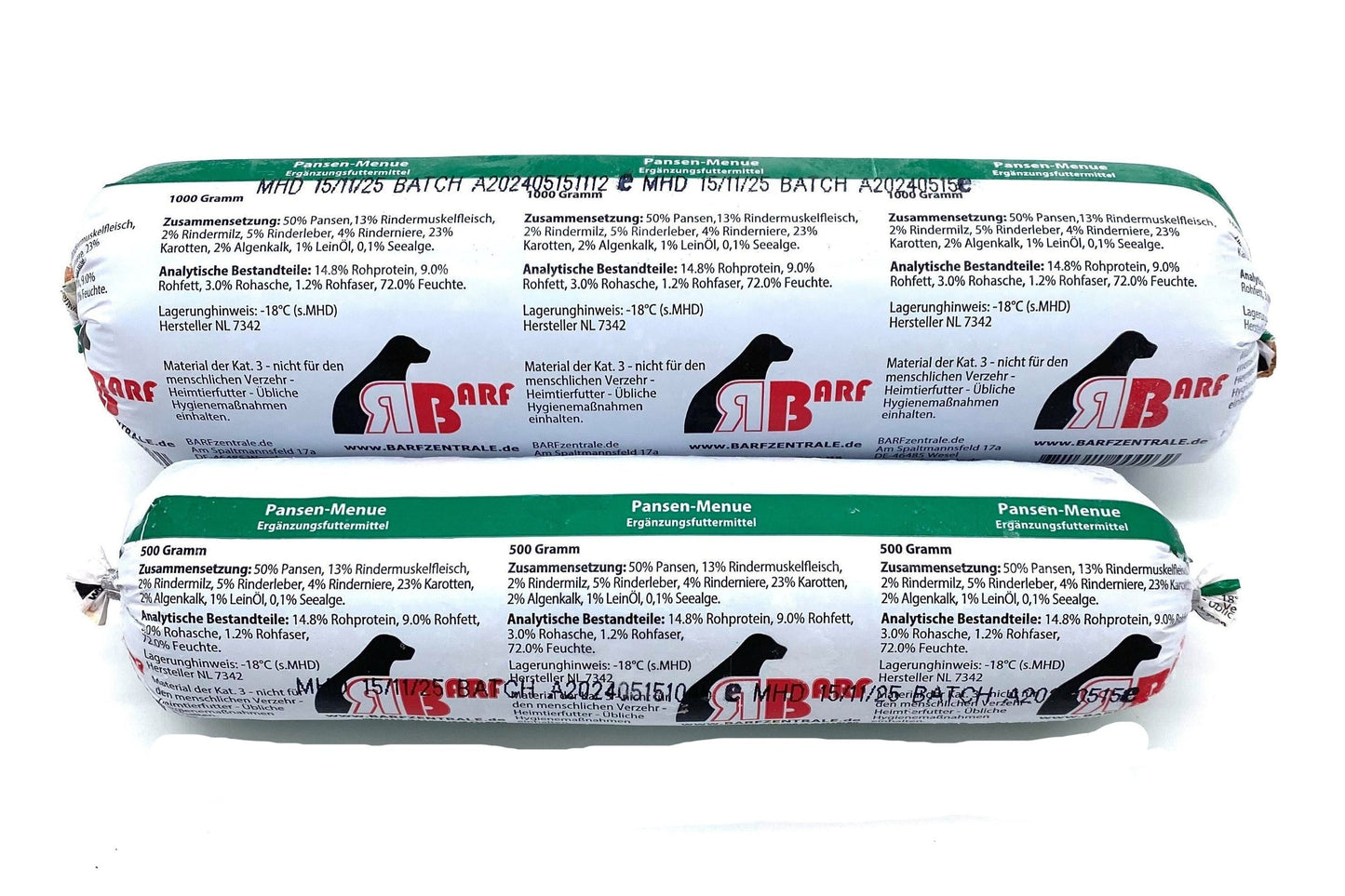 BARF-Menü Pansen "Hausmarke" – Servierfertiger All-in-One-Mix für unsere Regional-Tour