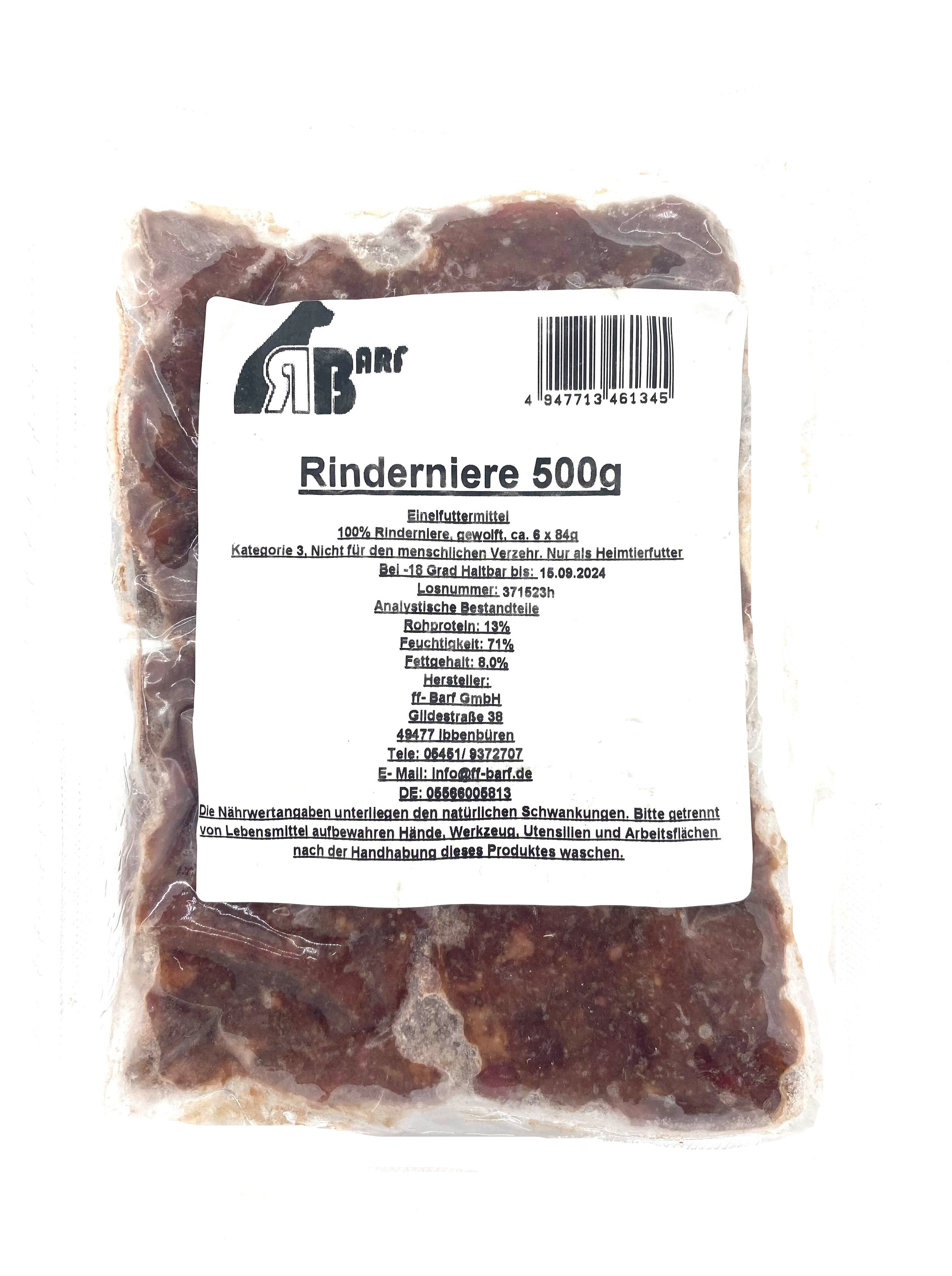 RB Rinderniere gewolft 4x125g
