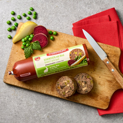 Fleischeslust Wildkaninchen mit Rind