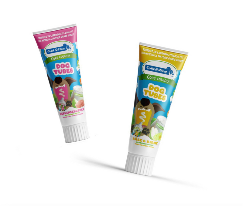 Hundejoghurt Tubes Schlecksnack für Hunde | Cold & Dog
