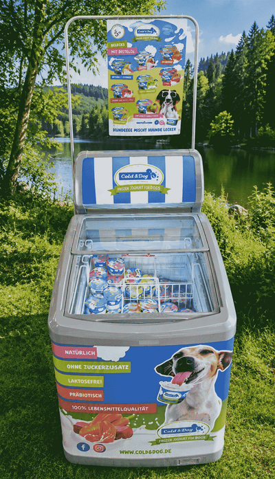 Probiotisches Hunde-Eis – Frozen Joghurt im Becher (7 Sorten)