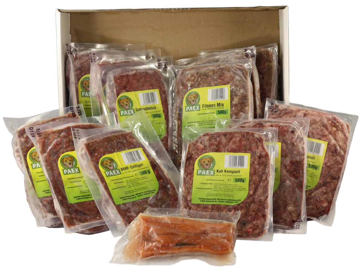 PAEX BARF-Fleischbox (6 kg Probier- & Sparpaket) – Der perfekte Mix für Regional-Tour & Laden