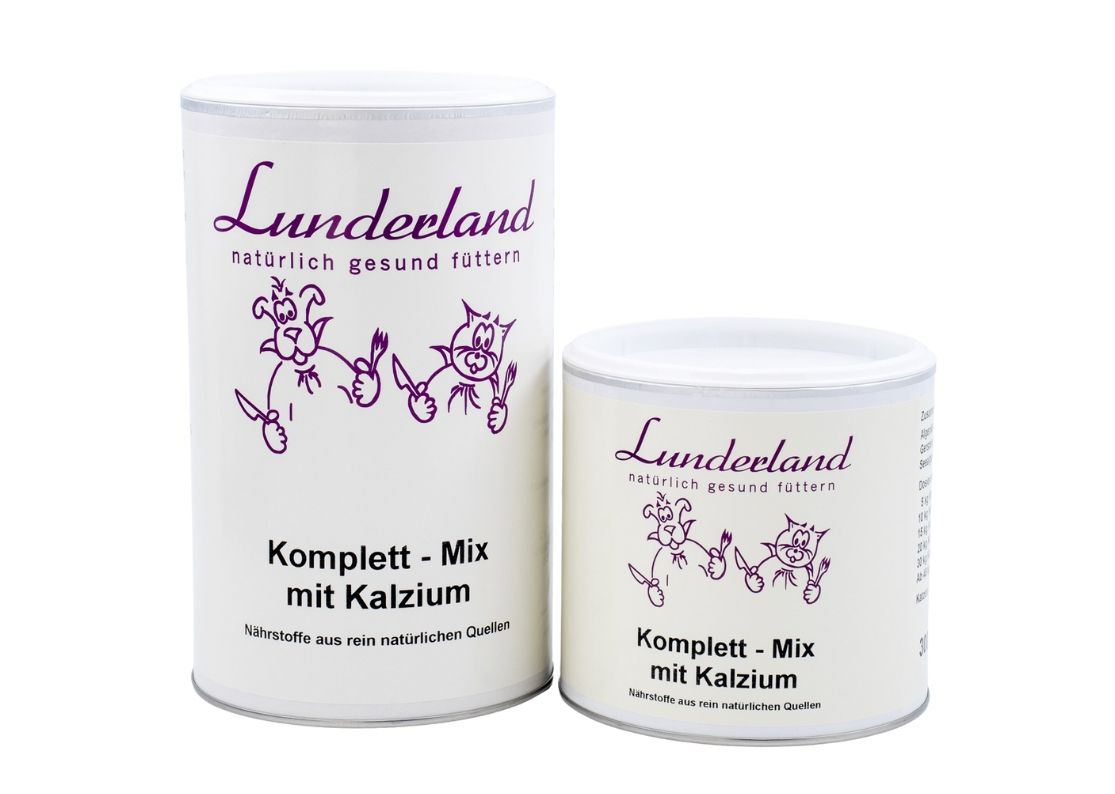Lunderland Komplett-Mix mit Kalzium 300g | Barf Zusatz