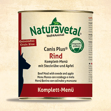 Naturavetal Rind Komplett Menü