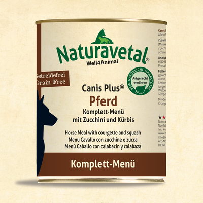 Naturavetal Pferd Komplett Menü
