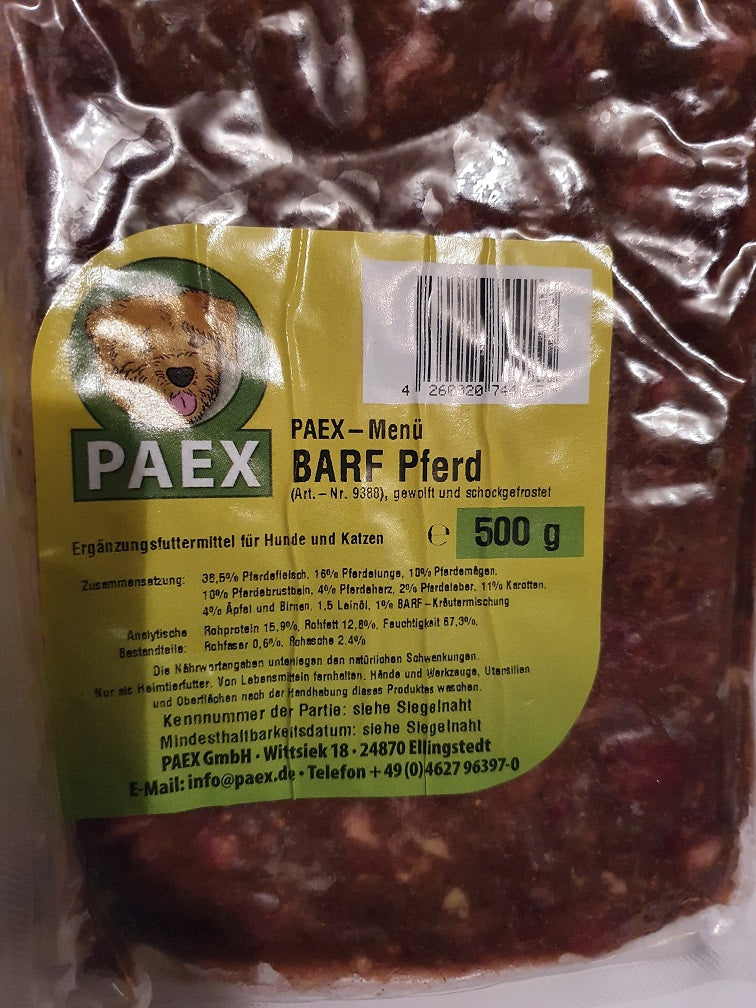 PAEX BARF Menü Pferd