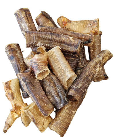 Getrocknete Straußenstrossen – Knuspriger Gelenk-Kausnack für Allergiker (Wiegeware / lose)