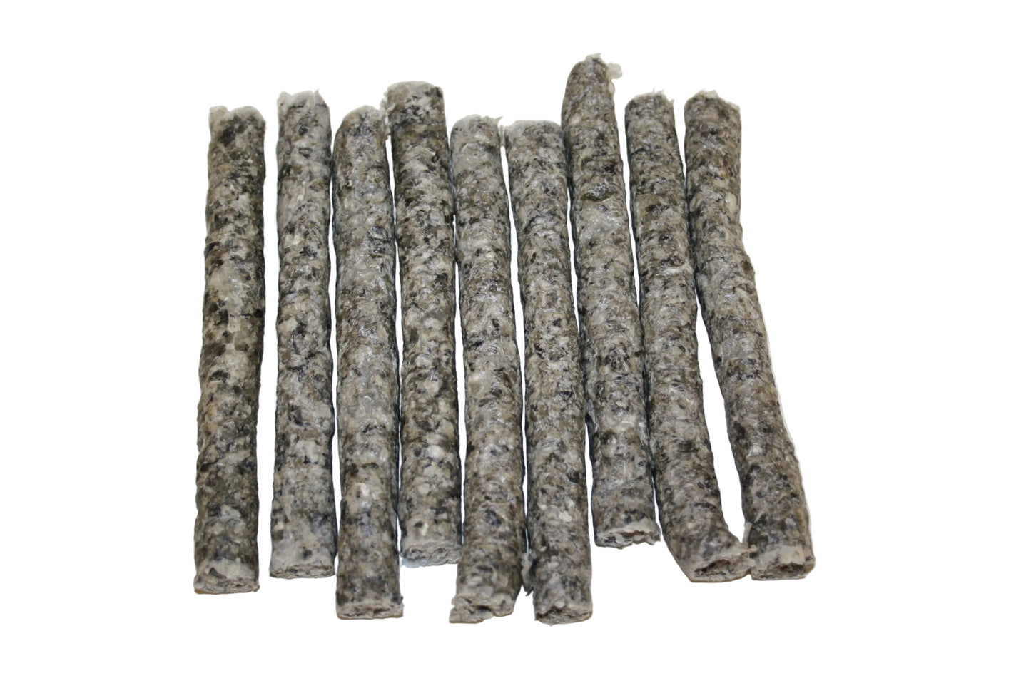Getrocknete Lachshautröllchen (ca. 12–15 cm) – Extrem fettarmer Langzeit-Kauspaß