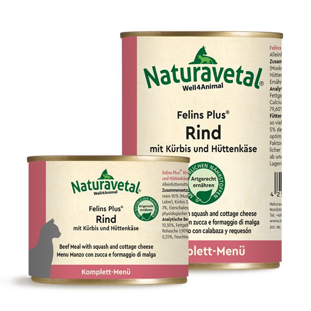 Naturavetal Rind Menü (Katze)