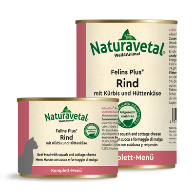 Naturavetal Rind Menü (Katze)